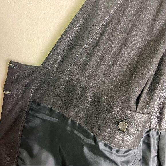 FRENCH CONNECTION Crossover Front Bodycon. Dress Black Size 4 - Picture 6 of 6